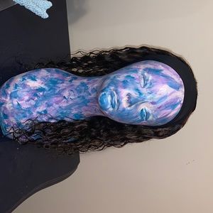 Human hair head band wig